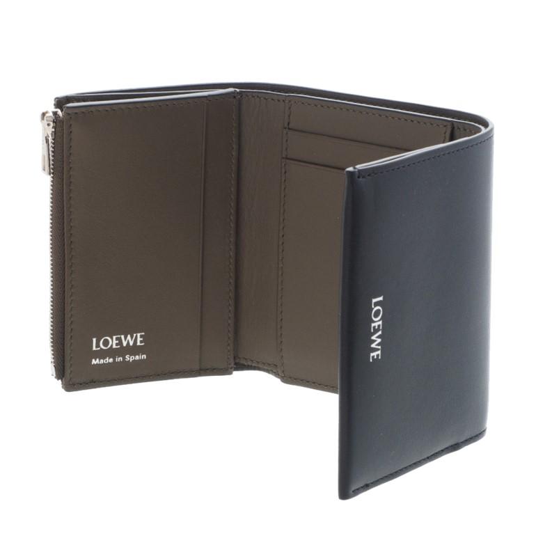 LOEWE ロエベ トライフォールド ジップウォレット シャイニー LOEWE ロエベ トライフォールド ジップウォレット シャイニー