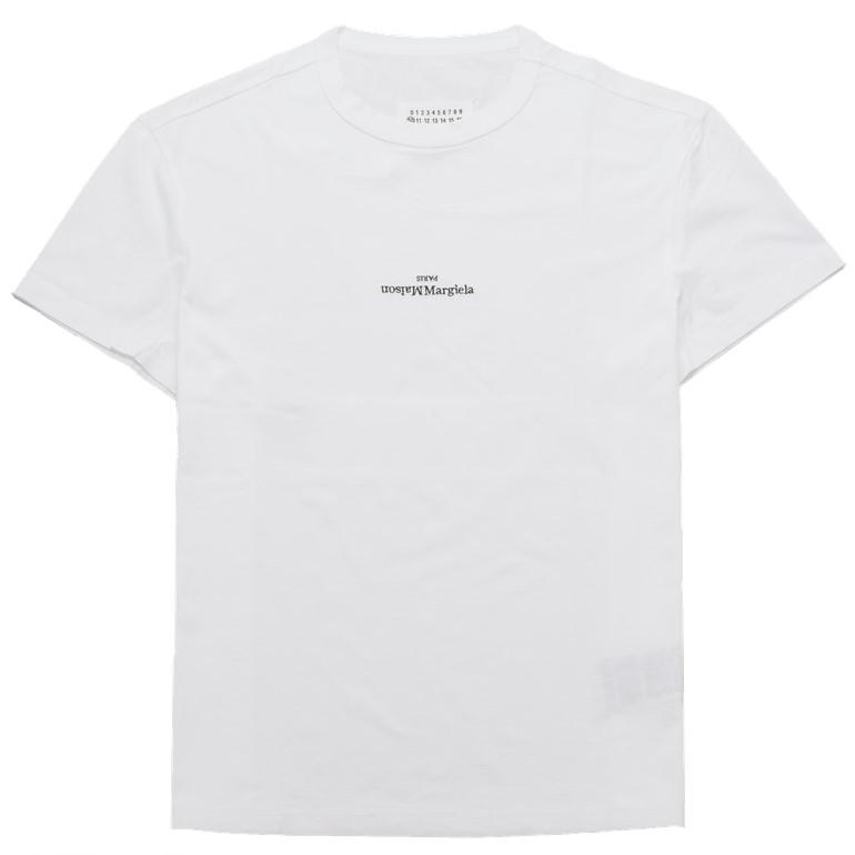 メゾンマルジェラ ディストーテッド ロゴ Tシャツ メンズレギュラー