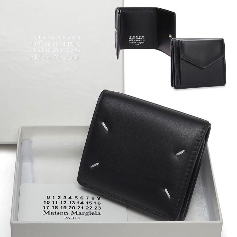 メゾンマルジェラ エンベロープ三つ折り財布 トリフォールドウォレット