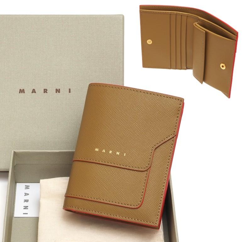 最大61％オフ！ マルニ バイフォールド コンパクトウォレット イエロー