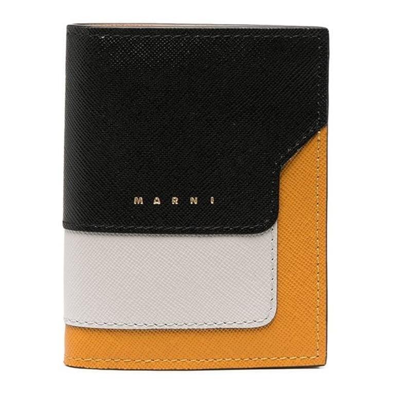 MARNI マルニ サフィアーノレザー バイフォールドウォレット