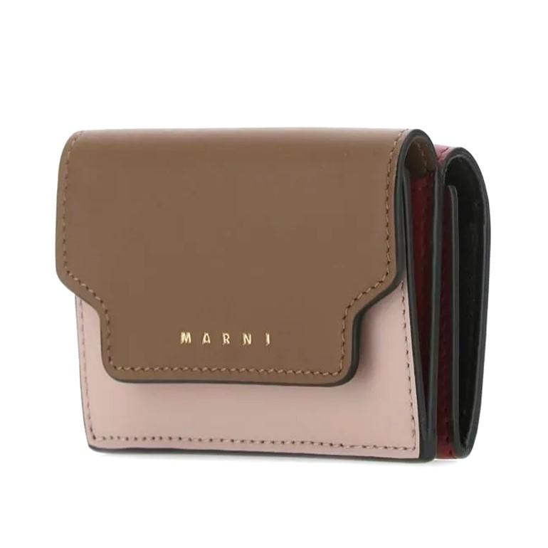 マルニ トリフォールドウォレット 三つ折りミニ財布 3色モデル 