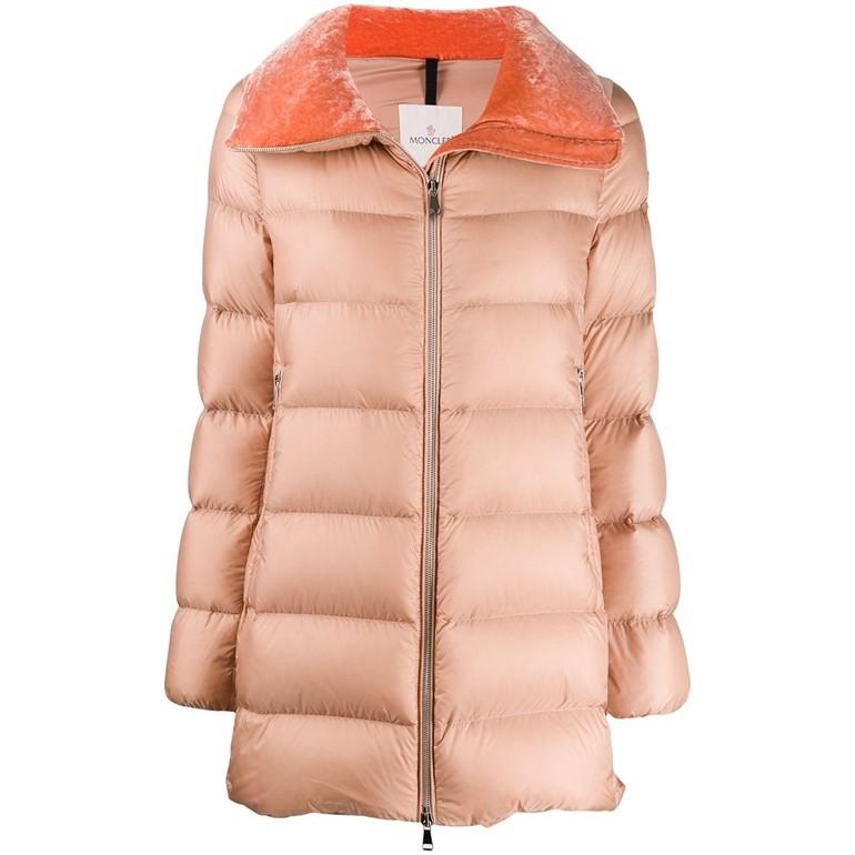 モンクレール トルコン レディースロングダウン ベルベットカラー ハイネックダウンコート サーモンピンク C0229 53e Moncler Moncler C0229 53e リナーテ 通販 Yahoo ショッピング