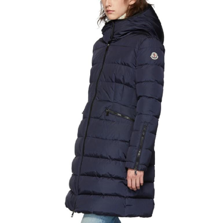 激安単価で Betulong 19 aw Down Moncler 778 C0063 ネイビー ロングダウン 絞りウエスト フード付き レディースダウンコート ベチュロン モンクレール 紺 ネイビー Coat コート アウター Tomartrust Org