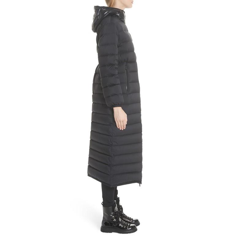 モンクレール グリ フード付きロングダウンコート レディースダウンジャケット 薄手ナイロン 内側ウエストリボン付き 撥水ジッパー 999 Moncler Moncler 999 リナーテ 通販 Yahoo ショッピング