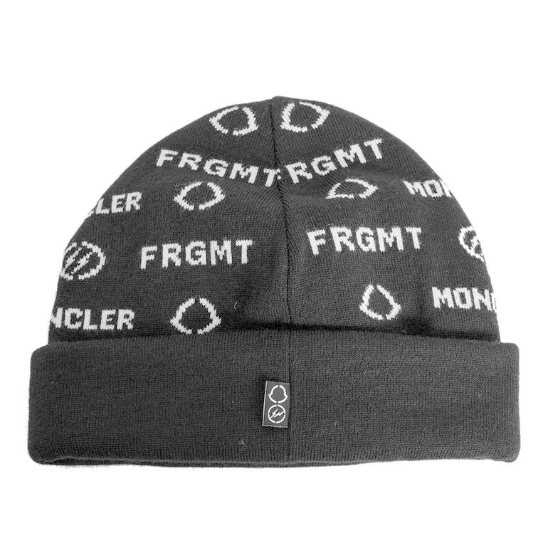 モンクレール ジーニアス7 フラグメント ビーニー ニットキャップ 藤原 