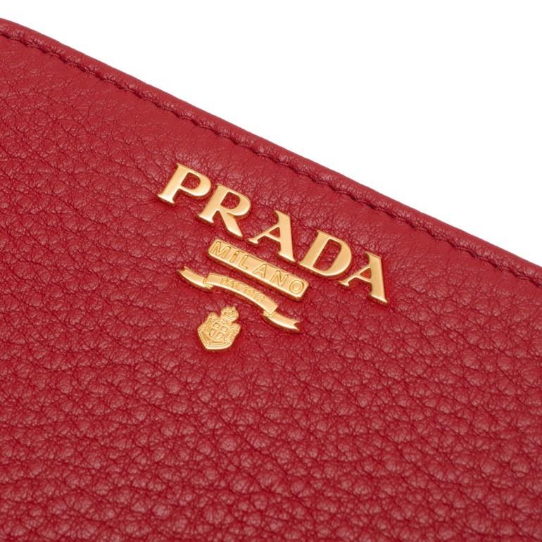 PRADA プラダ ダイノカラー 手帳型ミニ財布 バイカラー二つ折り PRADA プラダ ダイノカラー 手帳型ミニ財布 バイカラー二つ折り