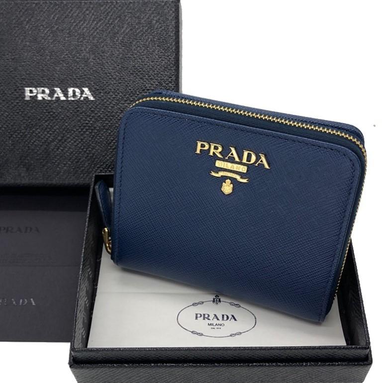プラダ サフィアーノ ラウンドジップ折財布 ジップコインケース付き二つ折り財布 ミニウォレット メタルロゴ ブルー 1ml036 Qwa F0016 Prada Prada 1ml036 Qwa F0016 リナーテ 通販 Yahoo ショッピング