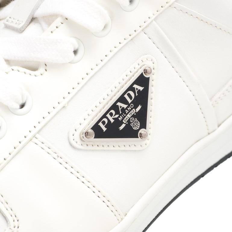 PRADA プラダ ダウンタウン レザー スニーカー トライアングル PRADA プラダ ダウンタウン レザー スニーカー トライアングル