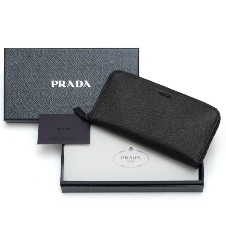 代引可】 新品未使用 箱付き PRADA サフィアーノ ロングウォレット