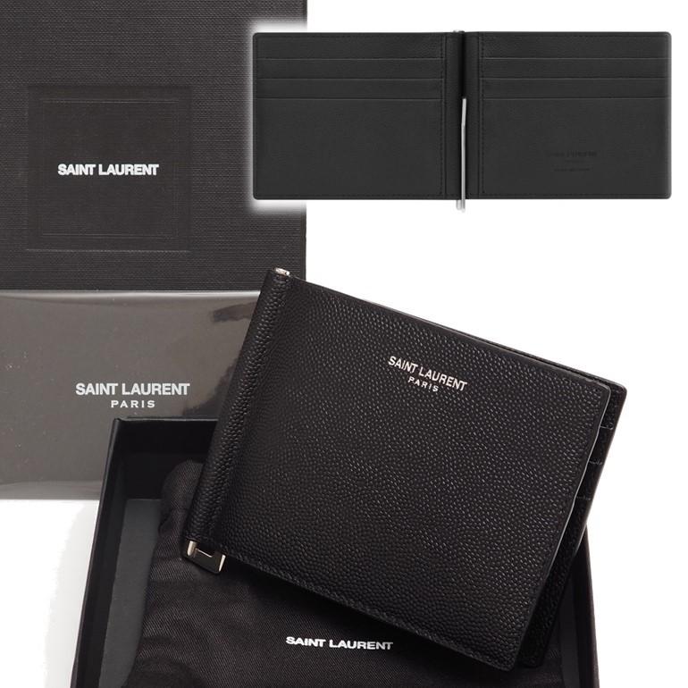 超特価】 ⭐️超美品⭐️サンローラン 378005 ウォレット ビルクリップ