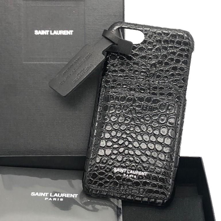 サンローラン IPHONE 8ケース クロコダイルエンボスレザー カードスロット付き スマホケース 532777 DND0N 1000 SAINT  LAURENT :SL-532777-DND0N-1000:リナーテ - 通販 - Yahoo!ショッピング