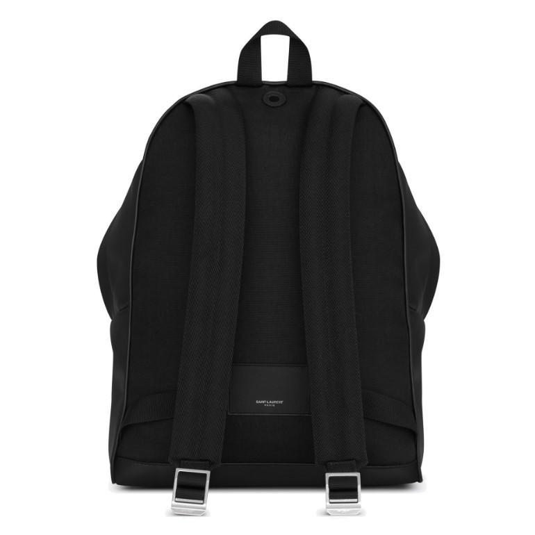 サンローラン シティ バックパック ラウンドジップ マットレザー ロゴ 