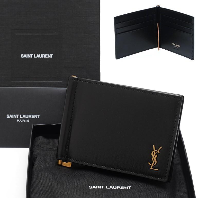 大流行中！ YSL カサンドラ・サンローラン セール】 マネークリップ お ビルクリップ カサンドラロゴ 美品 ウォレット - www