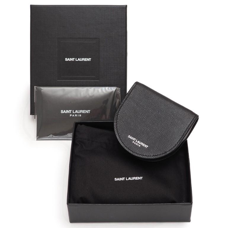 SAINT LAURENT サンローラン コインケース プードルエンボスレザー-