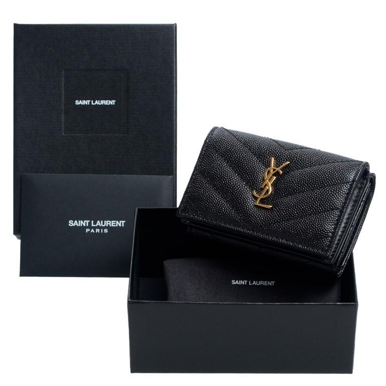 SAINT LAURENT】ミニウォレット 3つ折り財布
