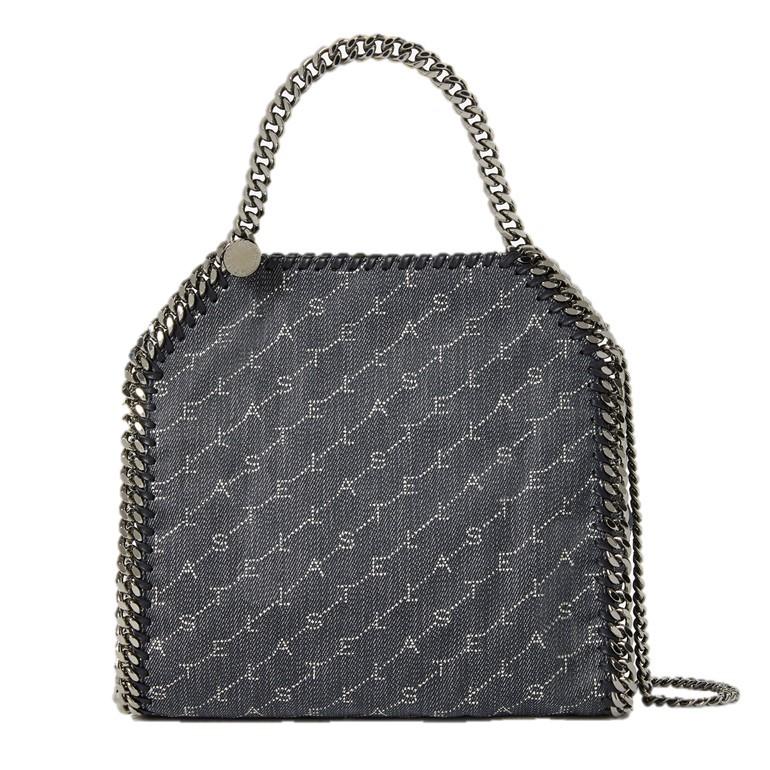 ステラマッカートニー ファラベラ ミニ トートバッグ ネイビー  