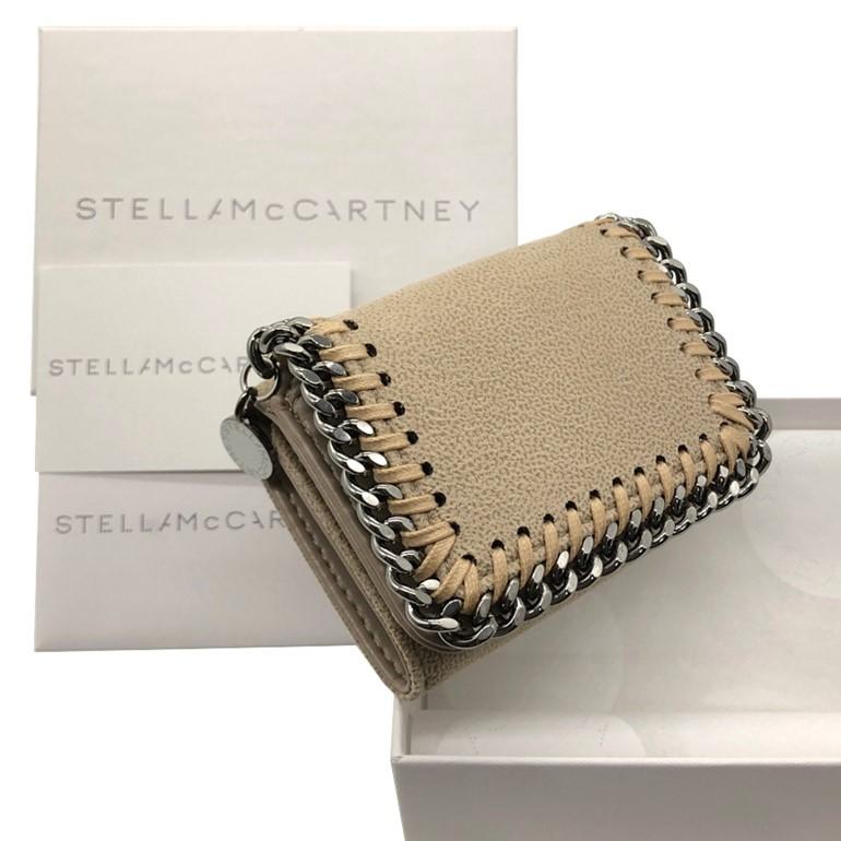 ステラマッカートニー ファラベラ シャギーディア 三つ折りミニ財布
