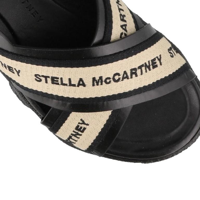 ステラマッカートニー クロスベルトフラットサンダル ロゴストラップ  