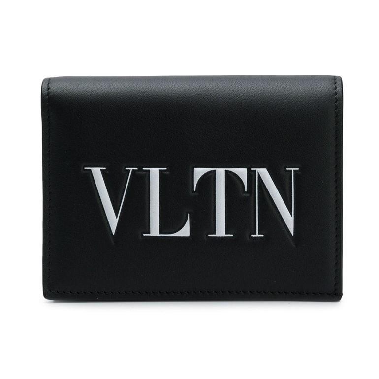 ヴァレンティノ VLTNロゴ コンパクト二つ折り財布 ミニ財布 スナップ折 