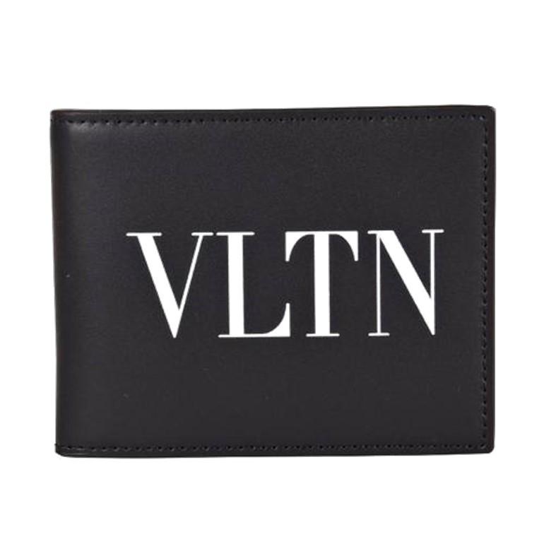 ヴァレンティノ VLTNロゴ マネークリップ 二つ折り カードホルダー 