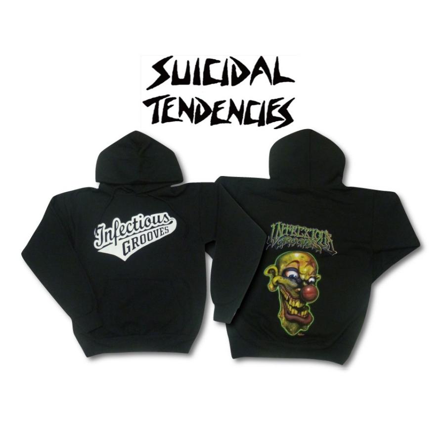 SUICIDAL TENDENCIES PULL OVER HOODEDスイサイダル・テンデンシーズ　プルオーバー パーカー[IG01  PA(BLACK)] :scd-pp-ig1-blk:LINBAK - 通販 - Yahoo!ショッピング