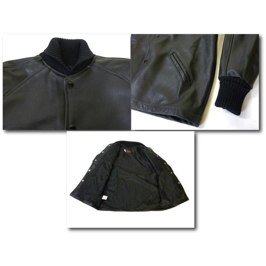 【値下げ】 USA SKOOKUM SURCOATS ALL LEATHER JACKETスクーカム サーコート オールレザージャケット[SNAP BOTTON TYPE] 【VQL1124533884】(40075円)
