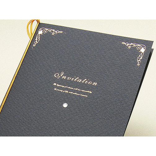 結婚式 招待状 エンドレス 10部セット 印刷なし 手作り キット ウェディング ウエディング 披露宴 モノトーン シンプル 白 黒 ストーン |  | 02