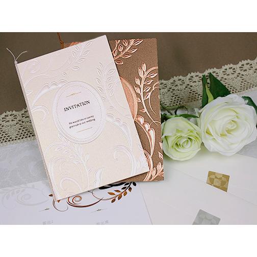 結婚式 招待状 ロマネスク 10部セット 印刷なし 手作り キット ウェディング ウエディング 披露宴 シック 高級感 | 