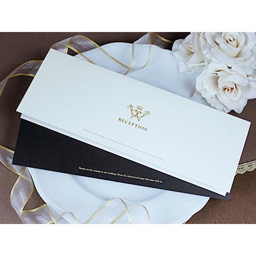 結婚式 席次表 エレガント B4 10部セット 印刷なし 手作り キット ウェディング  披露宴 用紙 | 