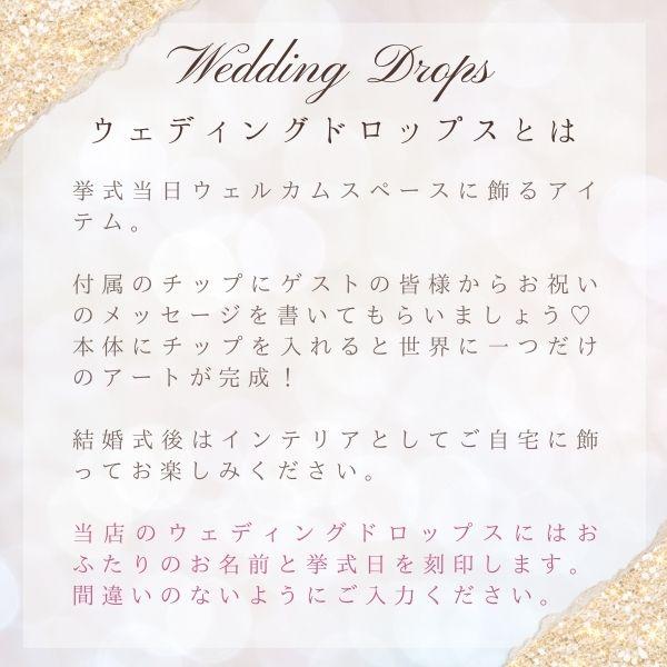 ウェディングドロップス ドルフィン ドロップス アクリル製 ウエルカムボード 四季 夏 イルカ サマー 結婚式 披露宴 ウエディング ゲスト参加型 メッセージ |  | 05