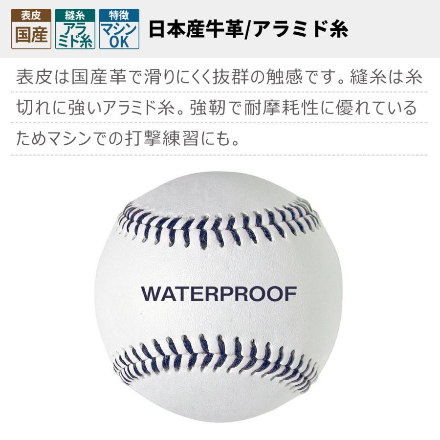 硬式野球ボール 防水加工 1ダース(12球) 防水硬式練習球 国産 硬式野球ボール 防水加工 1ダース(12球) 防水硬式練習球 国産