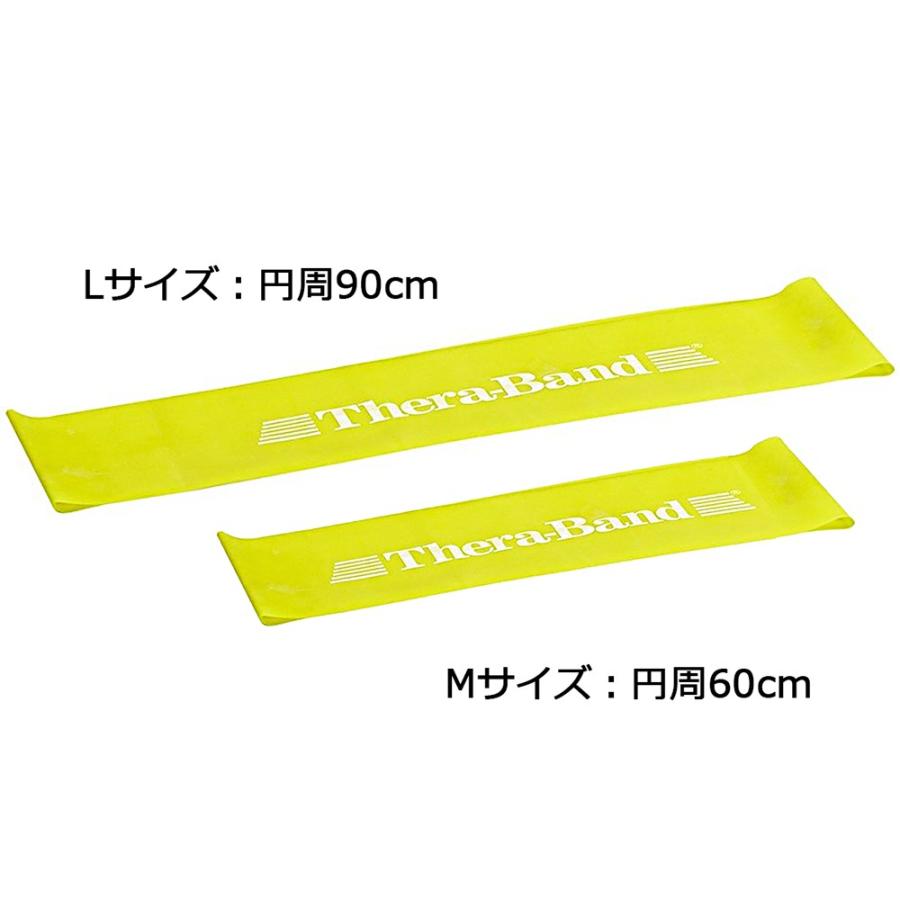 セラバンド TheraBand セラバンドループ イエロー 黄色 シン L 円周