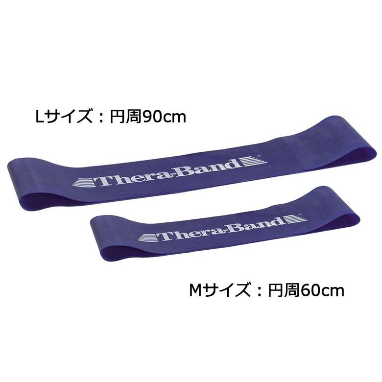 セラバンド TheraBand セラバンドループ ブルー 青 エクストラヘビー M 円周60cm トレーニングチューブ エクササイズバンド ループバンド｜lindsp｜05