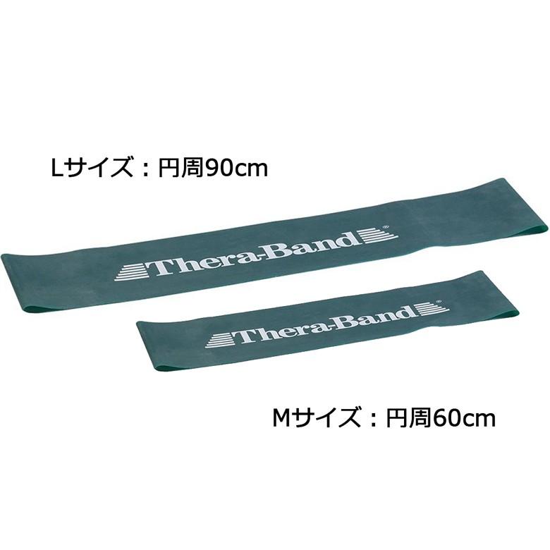 セラバンド TheraBand セラバンドループ グリーン 緑 ヘビー M