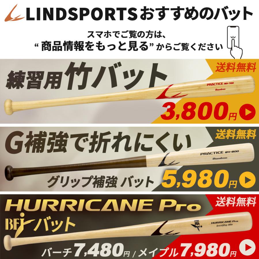 ラミバット 硬式 練習用 プラクティスバット実打可能 グリップ補強加工 野球 バット LINDSPORTS リンドスポーツ :bpb84l-r