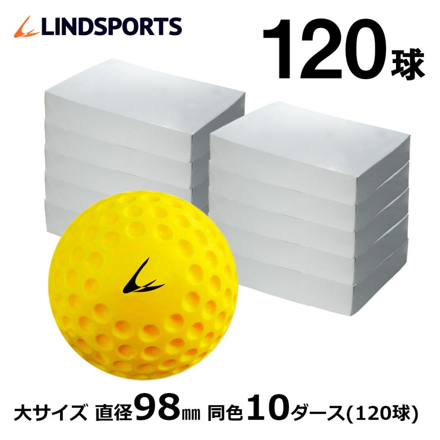 好評 ディンプルボール 大 １0ダース 1球入 野球 ソフトボール バッティング トレーニングボール 練習用 Lindsports リンドスポーツ 即日出荷 Jar Aiou Edu Pk