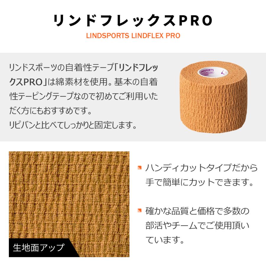 自着式テープ リンドフレックス PRO 幅50/75mm x 4.6m 同色同サイズ6箱