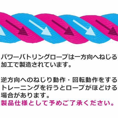 トレーニングロープ バトルロープ パワーバトリングロープ 50mm×9m LINDSPORTS リンドスポーツの画像