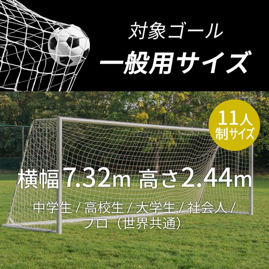 丈夫ゴールネット(一般サッカー用ゴールネット) ネットのみ 交換用 1枚