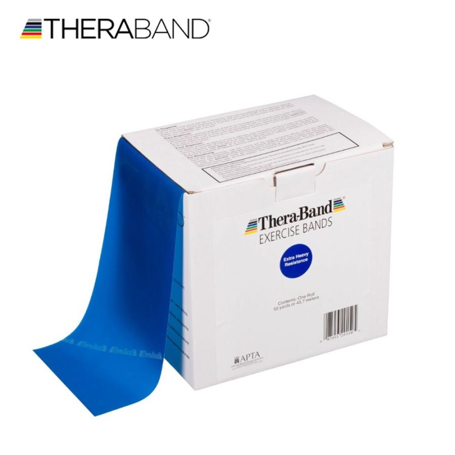 セラバンド 青 ブルー エクストラヘビー 合計45 7m 徳用サイズ トレーニングチューブ リハビリバンド 50ヤード Theraband Tb Blul Lindsports Yahoo ショッピング店 通販 Yahoo ショッピング
