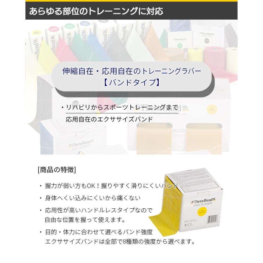 セラバンド 銀 シルバー スーパーヘビー 合計45.7m 徳用サイズ トレーニングチューブ リハビリバンド 50ヤード TheraBandの画像