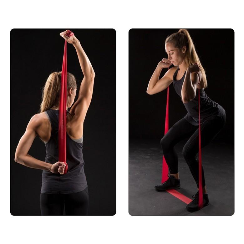 セラバンド TheraBand 1.5mカット30枚セット 赤色 レッド ミディアム