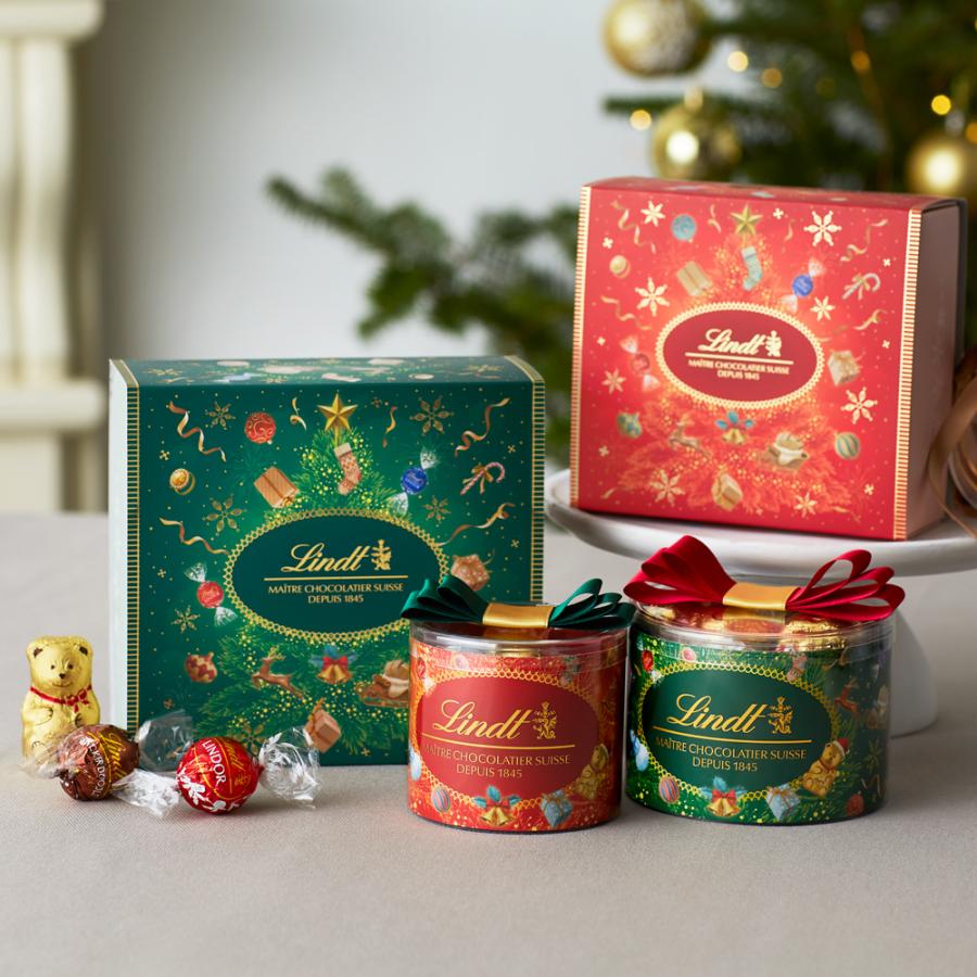 クリスマス ギフト リンツ 公式 Lindt チョコレート リンドール リボンギフトボックス 16個入|lindt|02