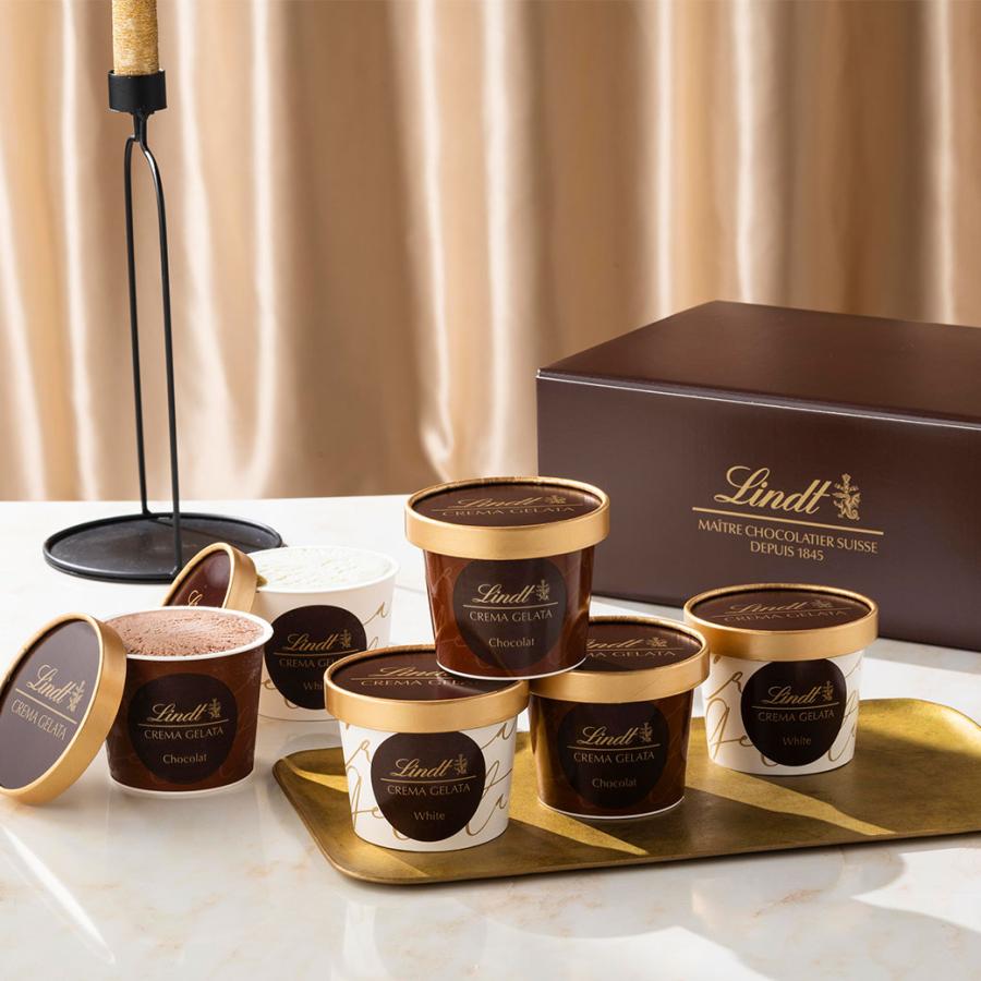 リンツ（Lindt） クレマジェラータ ショコラ＆ホワイト 6個入 202606