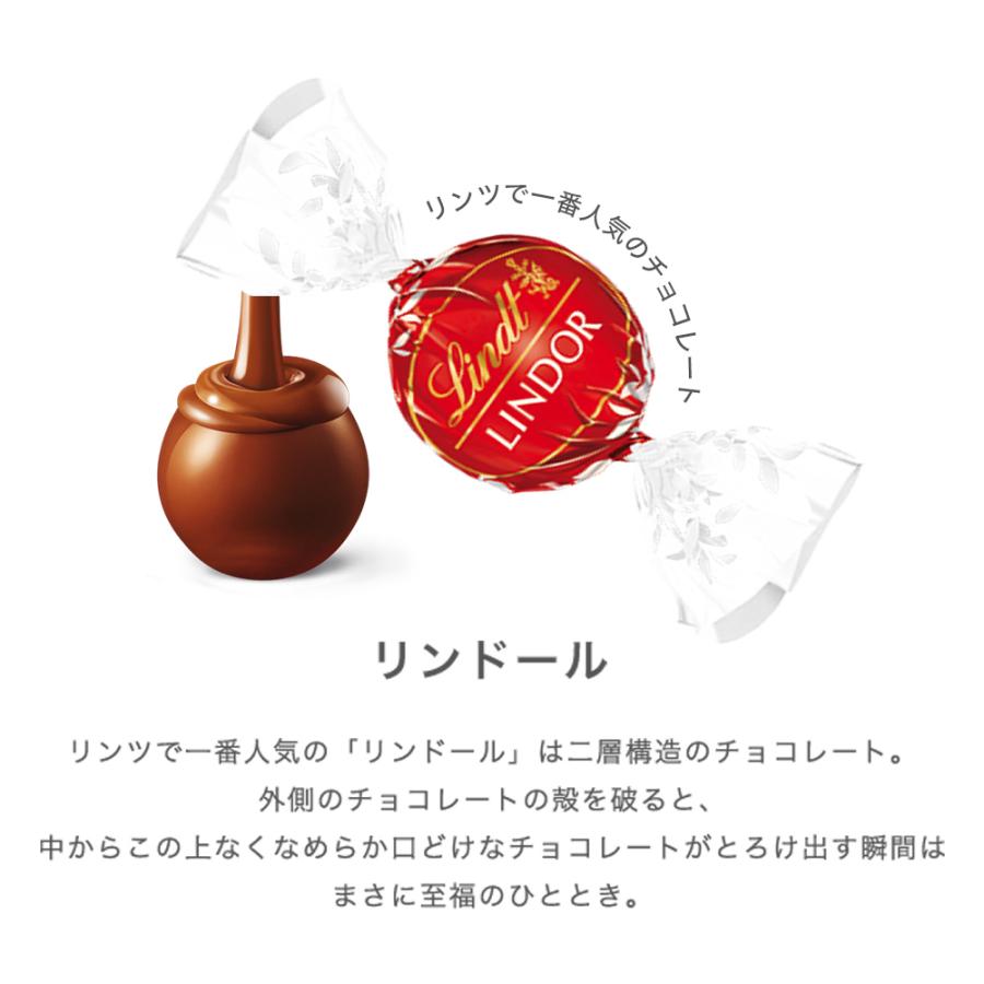【ヤフショ独占販売】リンツ Lindt チョコレート リンドール テイスティングセット 定番 x 保冷チャームポーチセット | リンツ | 03