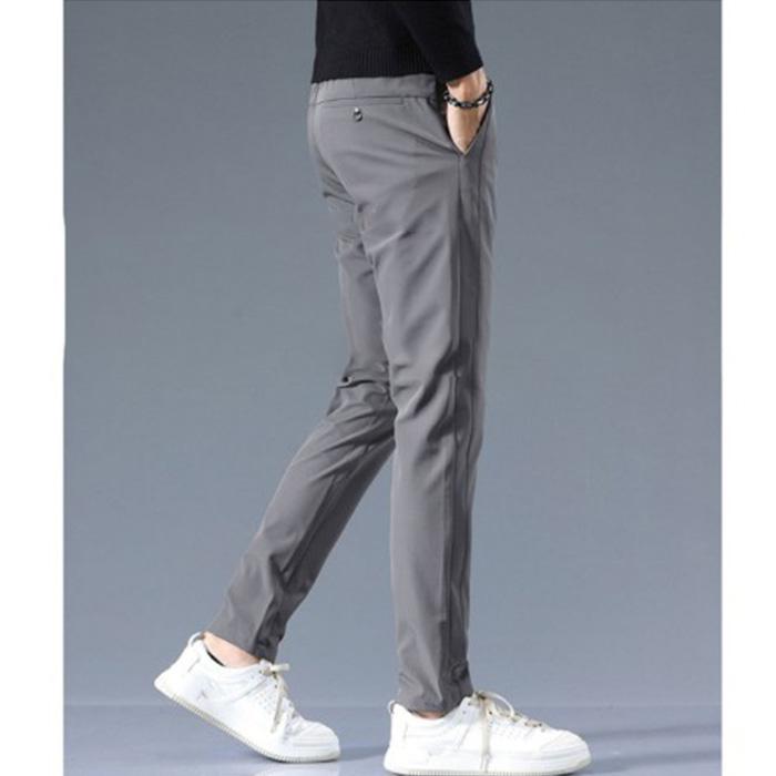 ONO 冬用ゴルフグレー パンツ ゴルフパンツ メンズ 秋 冬 ストレッチ ゆったり グレー ゴルフウェア