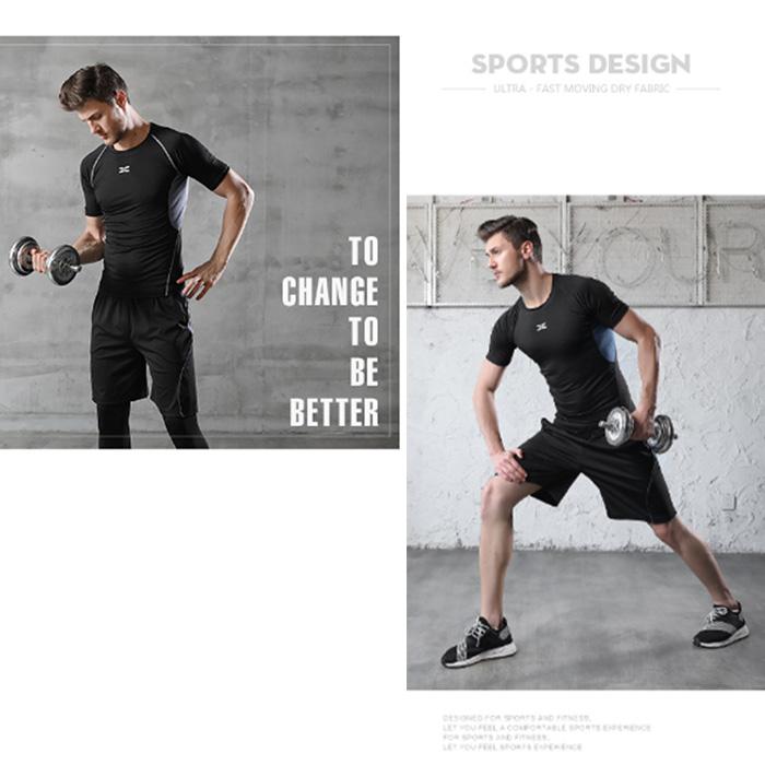 トレーニングウェア メンズ 上下 黒 半袖 セット スポーツウェア 夏