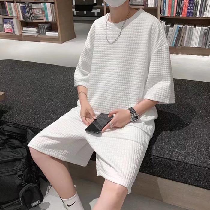 セットアップ 上下セット メンズ おしゃれ 夏 半袖 半ズボン 薄手 カジュアル コーデ きれいめ |  | 06