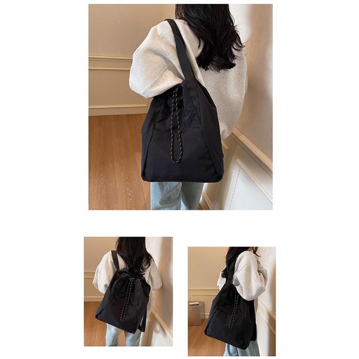 トートバッグ リュック 2way a4 レディース 巾着 軽量 黒 通学 通勤 おしゃれ ショルダー 背中 |  | 11